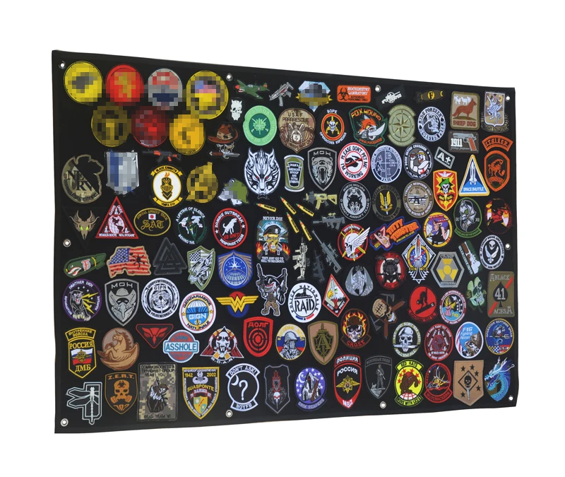 Вышивка нашивки значки дисплей тканевая доска плакат для хранения коллекция