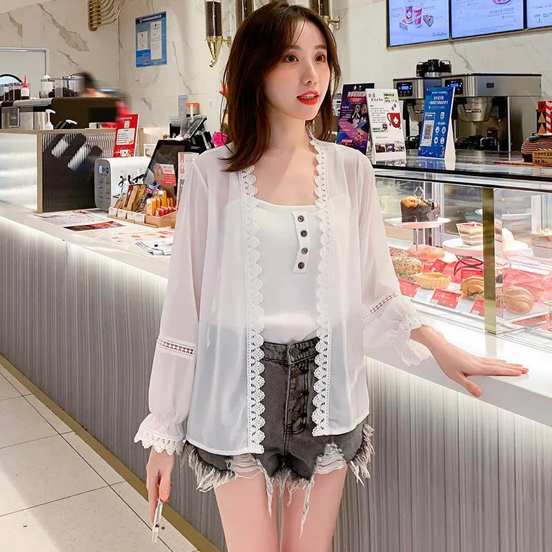 Geskeey сверхтонкие летние женские шали для женщин кружевное болеро женский