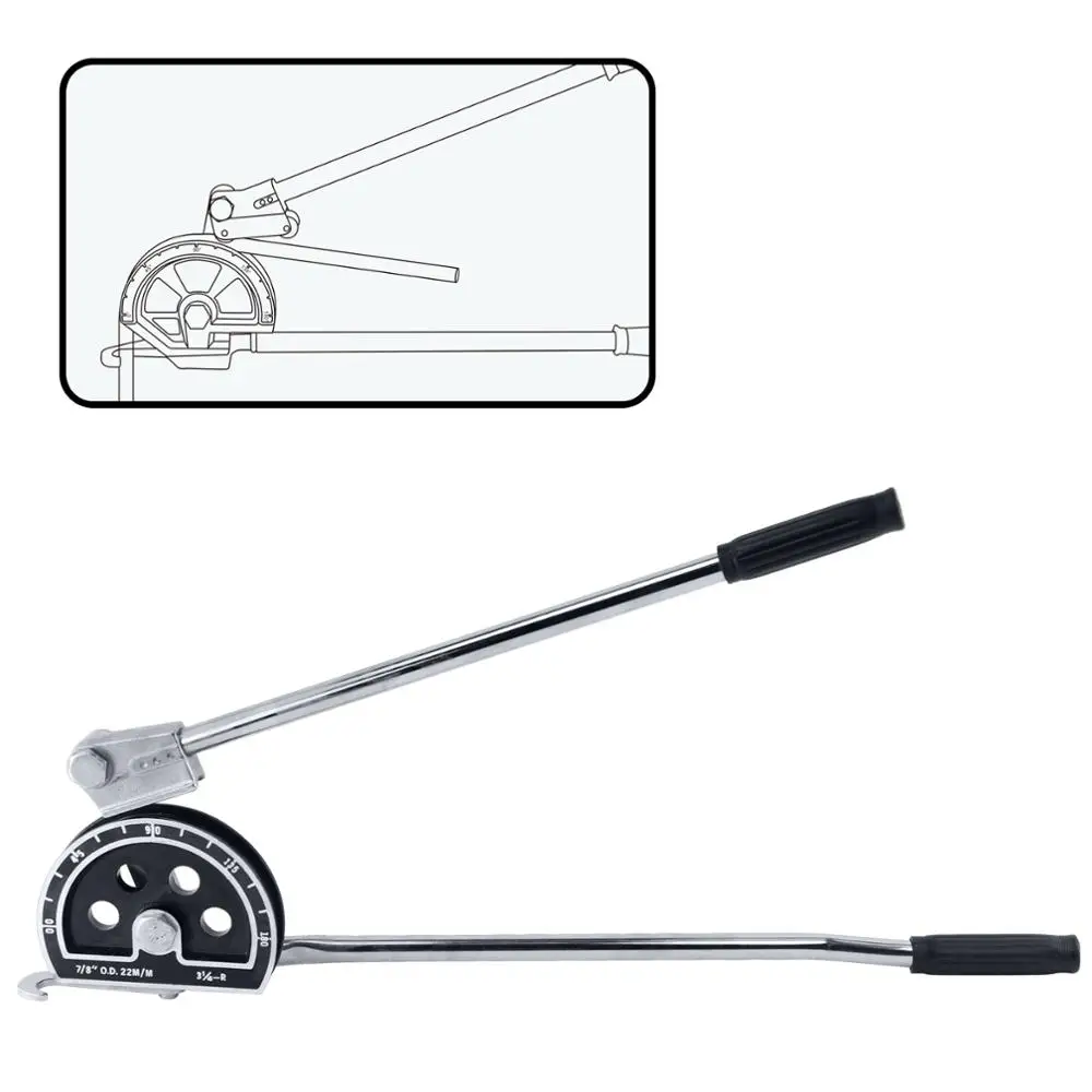 Ручной трубогибочный инструмент 22 мм (7/8 &quot) Толщина OD стальная трубка для HVAC