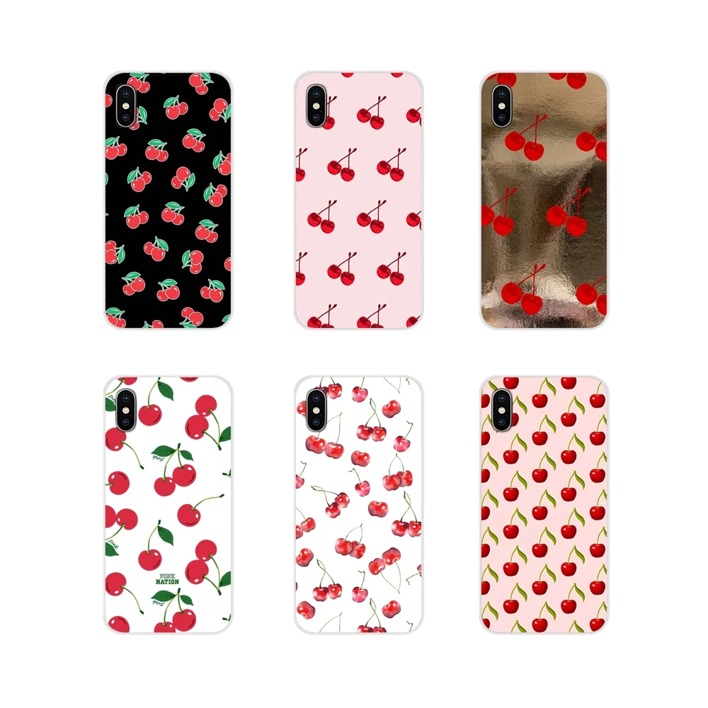 Чехлы из ТПУ кожи зеленого цвета плоды черемухи Еда Красочные для htc один U11 U12 X9 M7