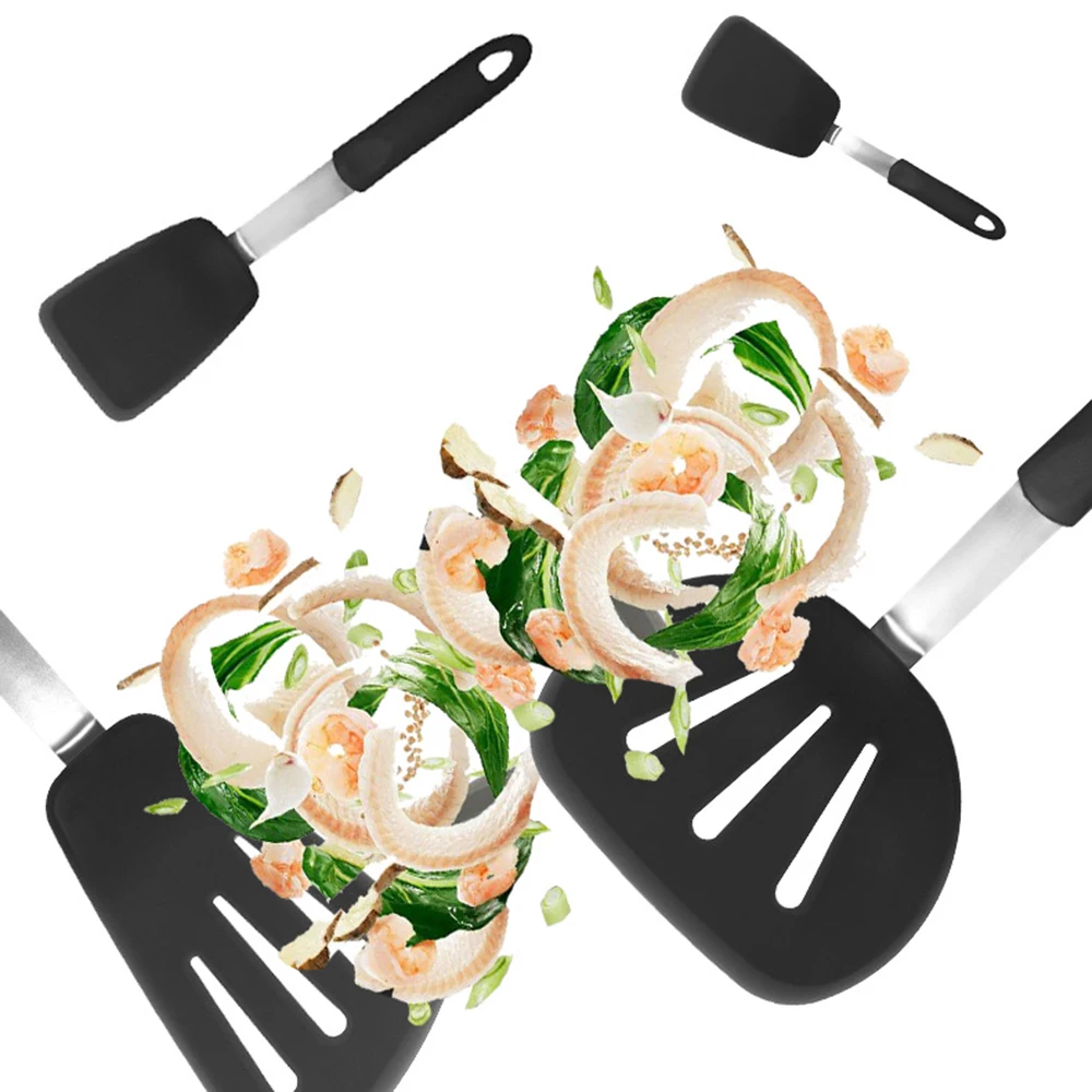 3 шт. силиконовые яйца турнеры Блинные ласты кухонные лопатки набор кухонной