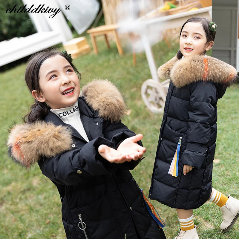 Зимний пуховик для детей до 30 градусов теплый зимний комбинезон мальчиков и