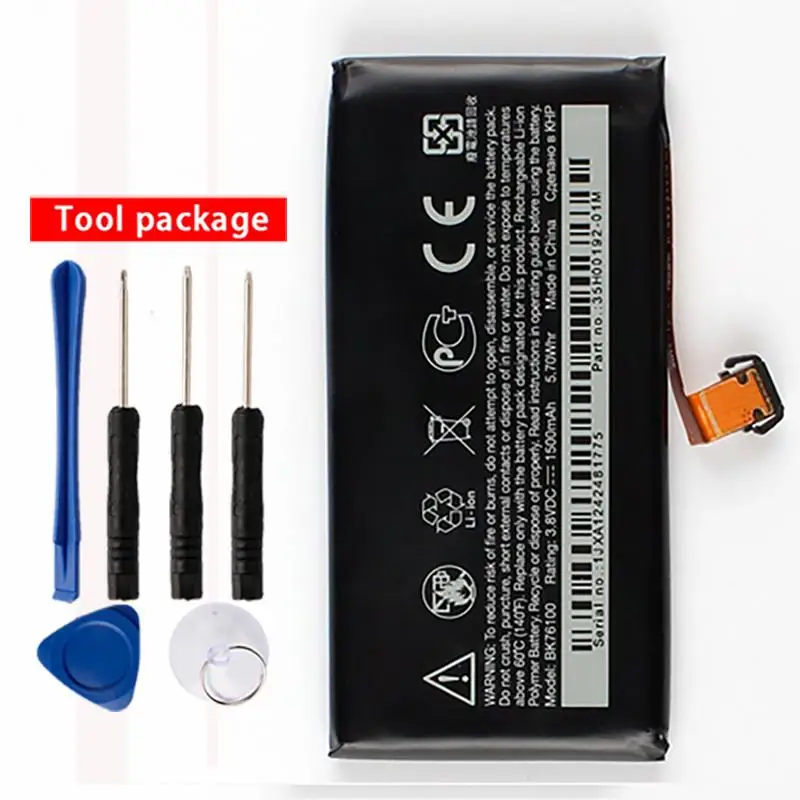 Оригинальный высококачественный аккумулятор BK76100 для htc One V T320e G24 1500mAh | Мобильные