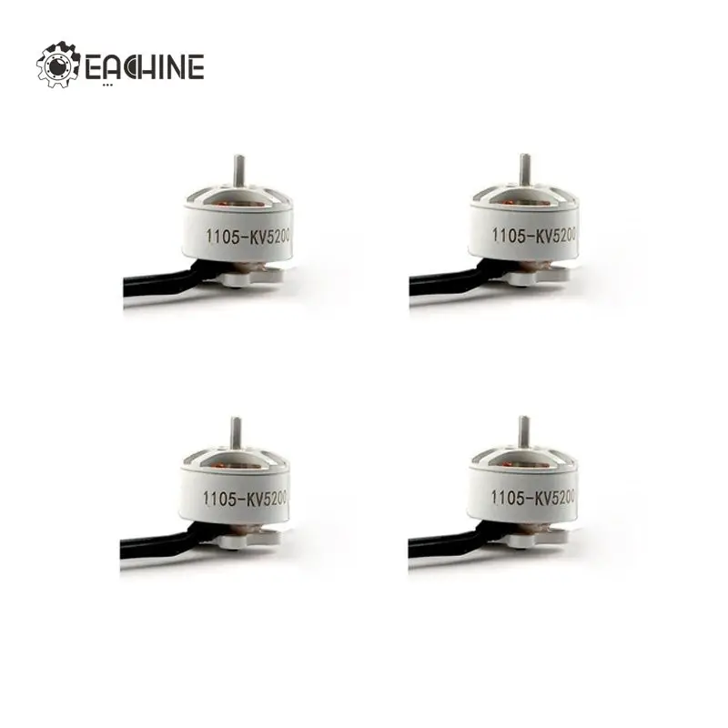 4 PCS Eachine 1105 KV5200 3-4S Dual bearing design Brushless Motor For FPV Racing RC Drone Multirotor Spare Part Accessories | Игрушки и