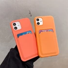 Роскошный чехол-кошелек с держателем для карт для телефона iPhone 11 12 13 Pro XS Max Mini X XR 7 8 Plus SE, сумка для карт, мягкая защитная задняя крышка