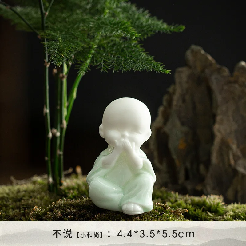 Керамические милые миниатюрные фигурки для домашних животных сказочные садовые