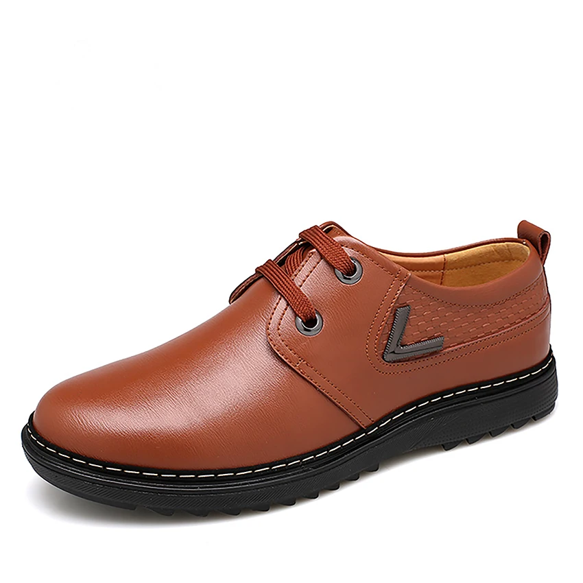 BIMUDUIYU демисезонная деловая Мужская Повседневная модная кожаная обувь на плоской