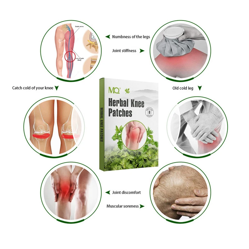 Наклейка для коленный пластырь 12/24 шт. экстракт полыни боли в суставах колена
