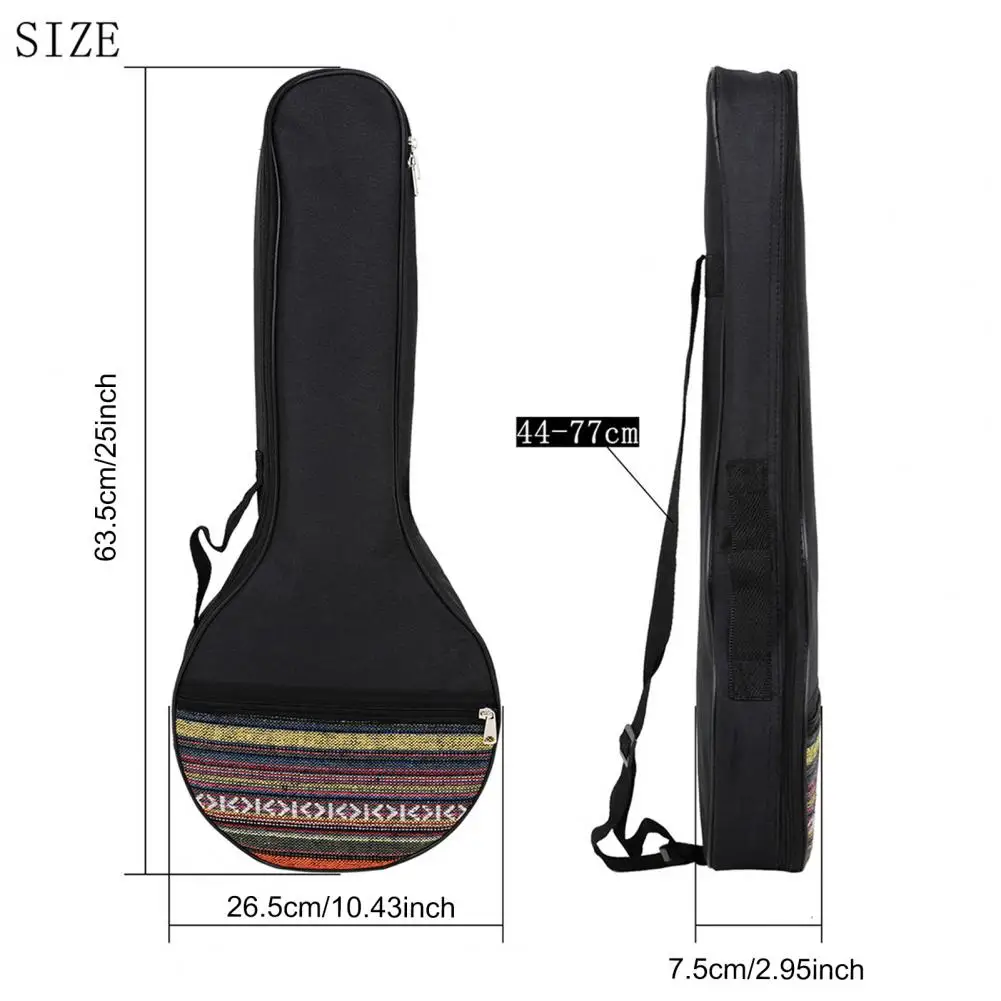 

Blcak 26 inch guitar storage box dustproof non-woven fabric ergonomic design exquisite 4-string piano bag guitar accessories