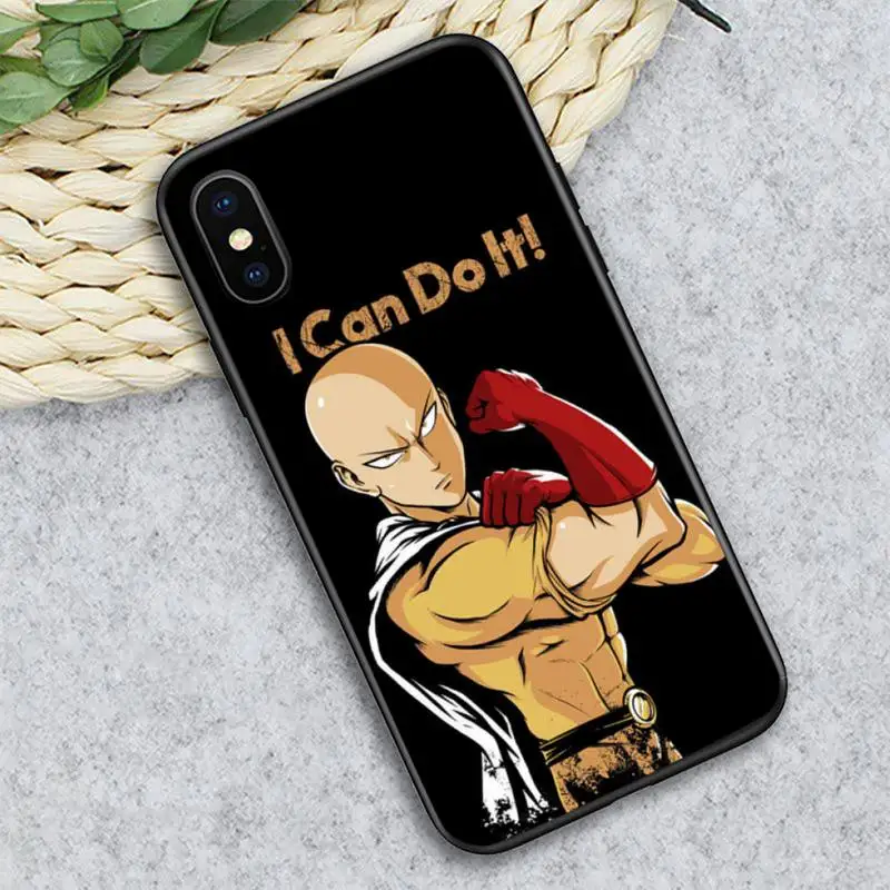 

Anime One Punch Man Phone Case for iPhone 11 12 pro XS MAX 8 7 6 6S Plus X 5S SE 2020 XR mini