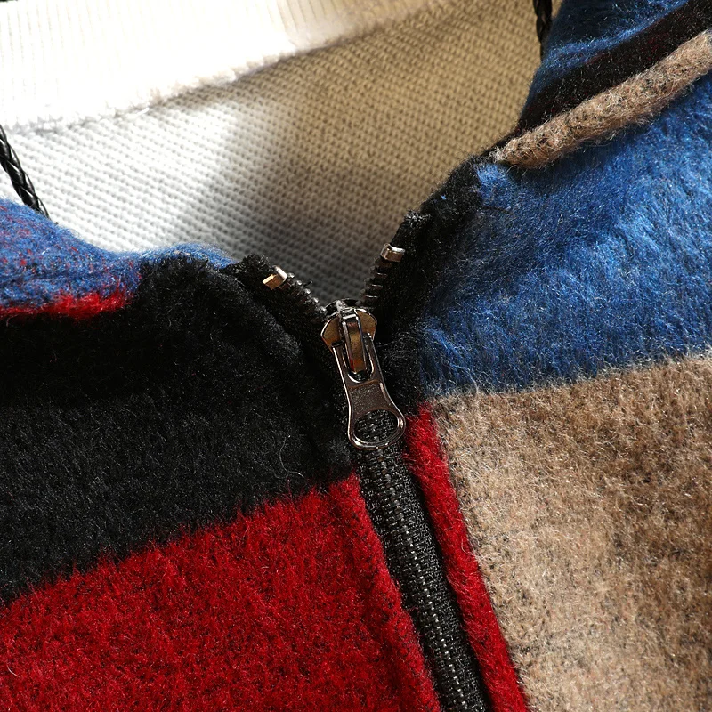 Liketkit осенние мужские клетчатые куртки 2019 корейские винтажные шерстяные пальто