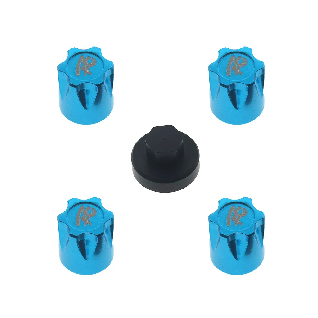4 шт. колеса пылезащитный центральный колпачок M4 гайка для 1/18 1/10 TRX SCX10 D90 MST RC