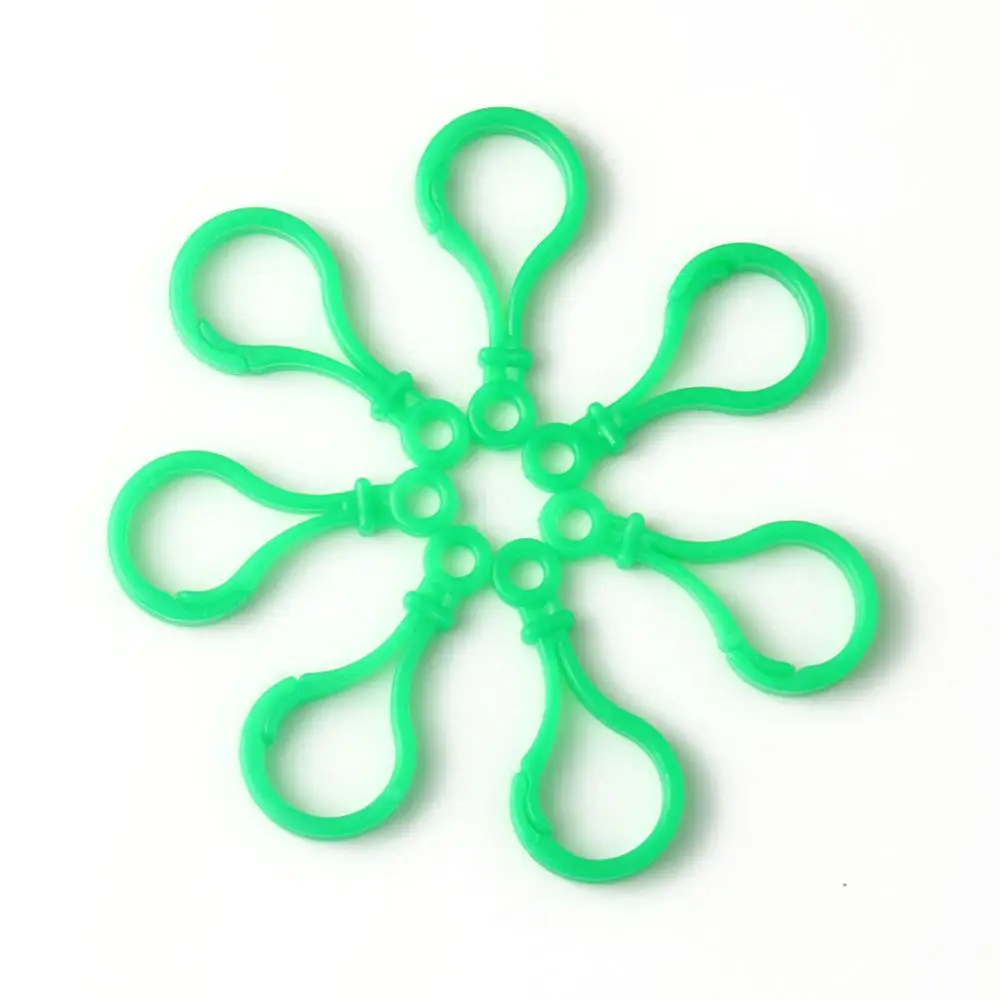 50/100 шт. пластиковые разноцветные застежки-карабины в форме лампы | Украшения и