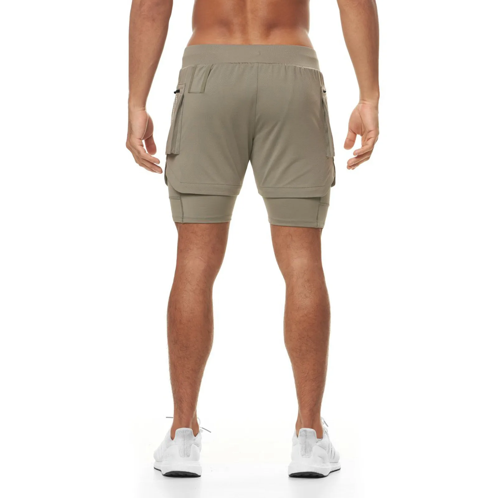 

2021 Summer Running Shorts Men 2 in 1 Sports Jogging Fitness Shorts Training Quick Dry Mens Gym Men Shorts Sport gym Short Pants