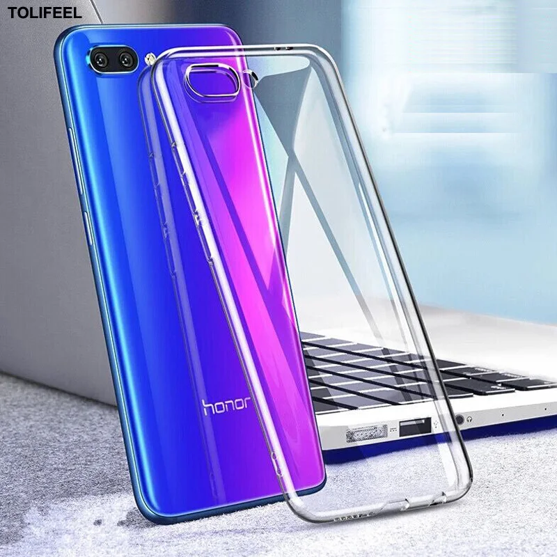 Мягкий силиконовый чехол TOLIFEEL для Huawei Honor 7X 8 9 Lite 9A 9C 9S 10 10i прозрачный P8 P9 2017 P10