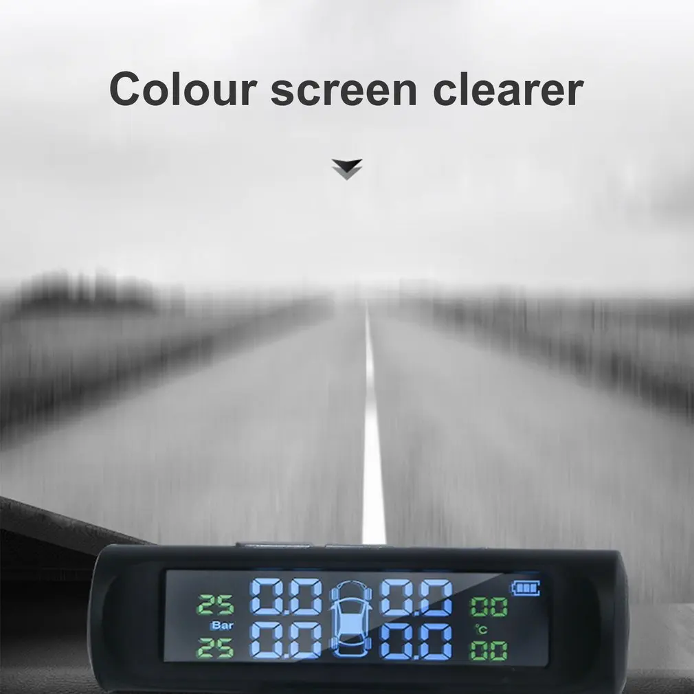Внешний универсальный автомобильный монитор для обнаружения шин беспроводной
