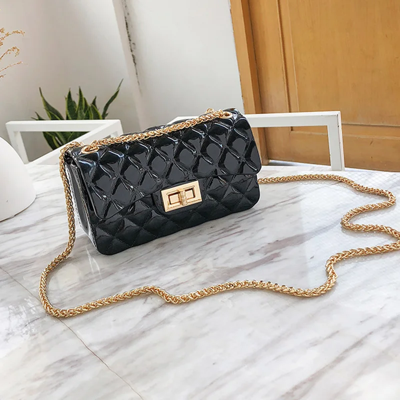 Женская сумочка с цепочкой маленькая яркая Сумочка на плечо Корейская версия