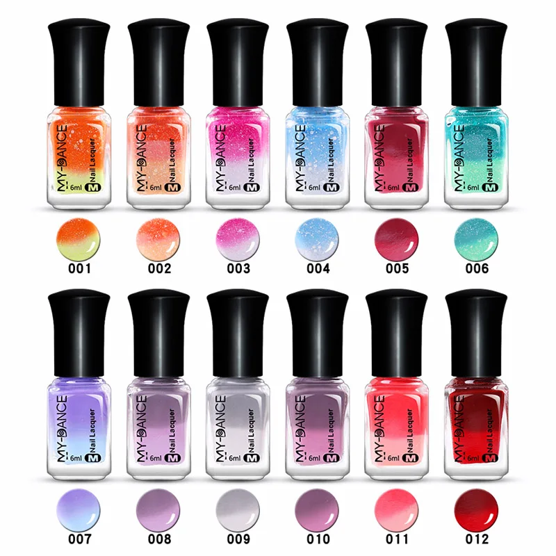 Горячая водная Температура Изменение цвета лак для ногтей нетоксичный