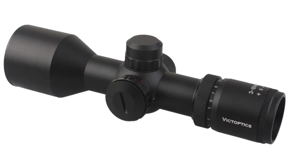 10 шт. Victoptics 3-9x40 компактный прицел Красная и зеленая подсветка 25,4 мм один дюйм область