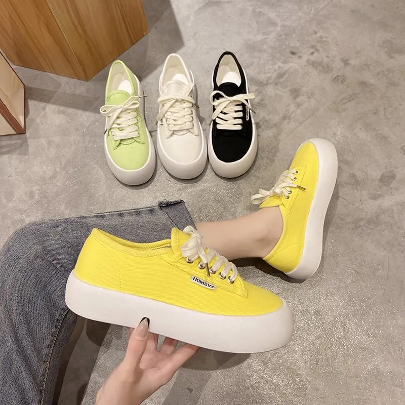 

All-Match Breathable Shoes Autumn Female Footwear Clogs Platform Shallow Mouth Casual Sneaker Round Toe Espadrilles For Women We