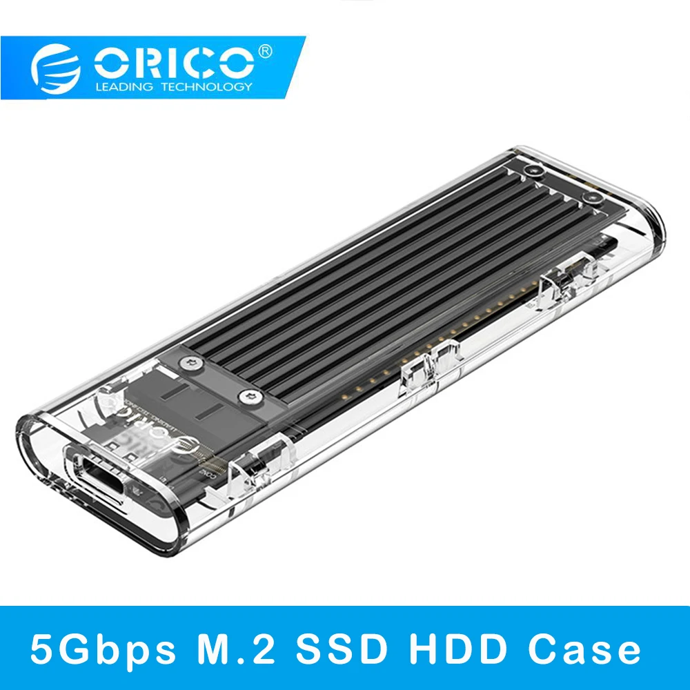 ORICO Φ to USB3.1 M.2 SSD чехол для 5Gbps жесткого диска задний корпус Новинка | Компьютеры и