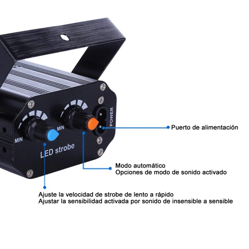 Светодиодный RGB стробоскоп для диджея празднисветильник Рождественский