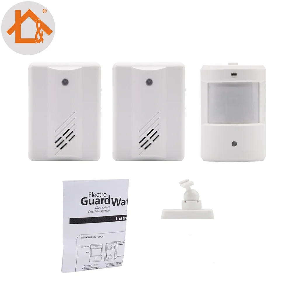 Датчик движения PIR беспроводная система оповещения безопасный дверной звонок