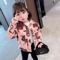 girls babys kids coat jacket outwear 2021 bear spring autumn overcoat plus size top cardigan%c2%a0toddler childrens clothing