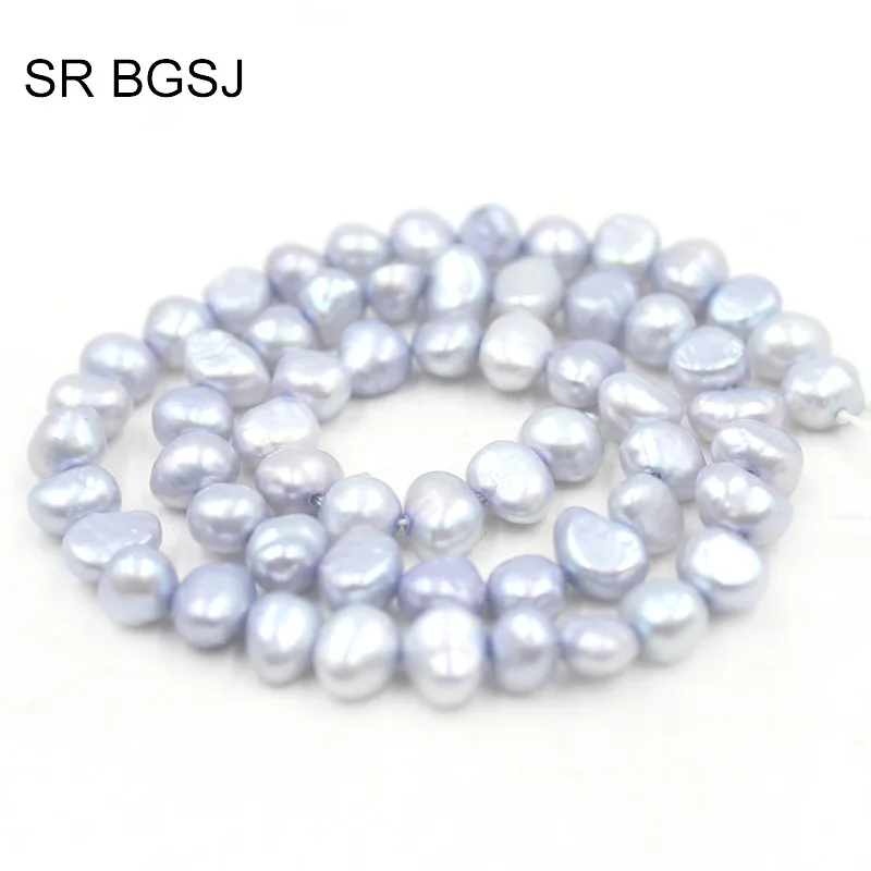 Бесплатная доставка SR 6 7 мм форма пресноводный жемчуг драгоценный камень для