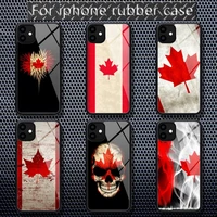 canadian flag phone case rubber for iphone 12 11 pro max xs 8 7 6 6s plus x 5s se 2020 xr 12 mini case