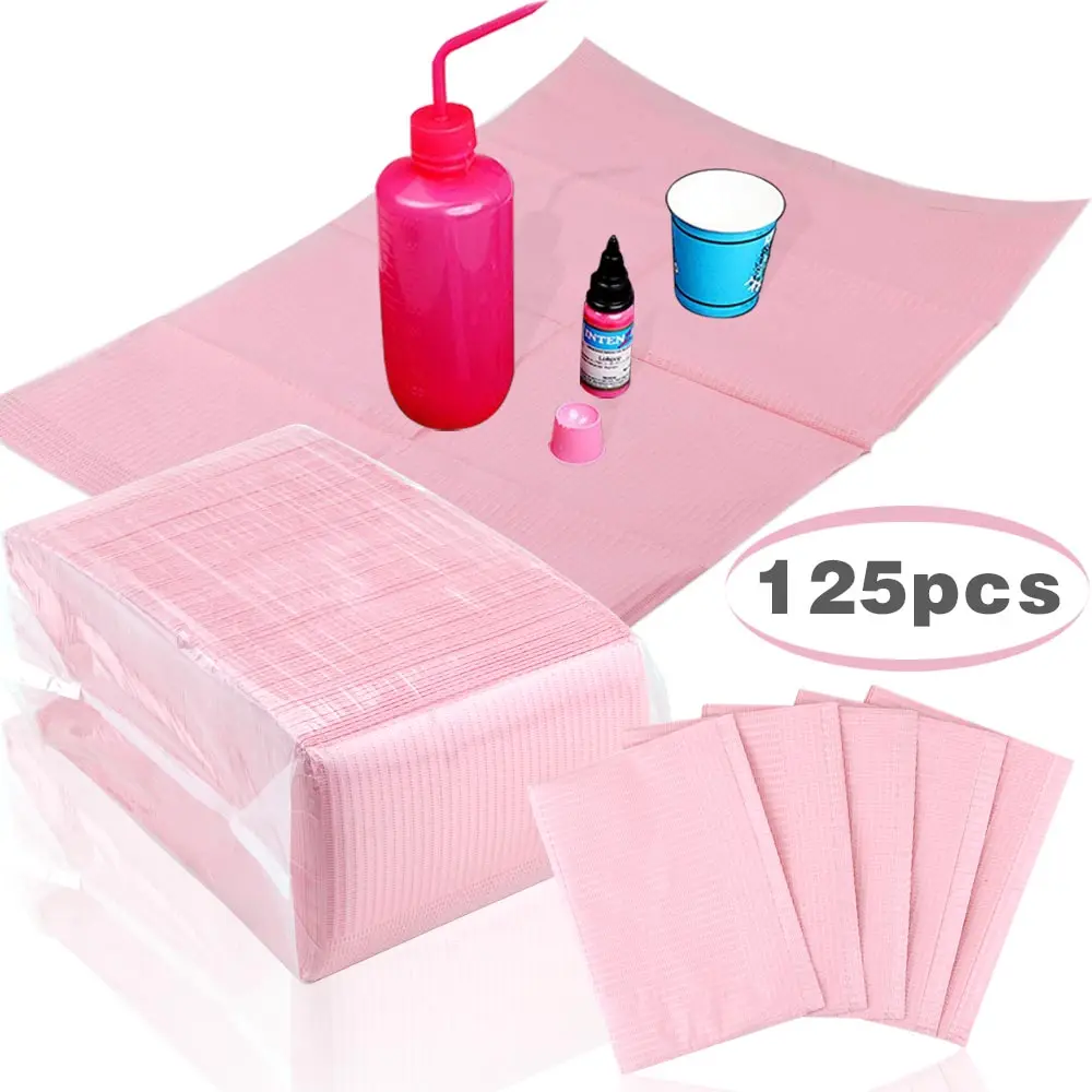 5/125 шт одноразовые тату Очищающая Подушечка для скатерти салфетки очистки