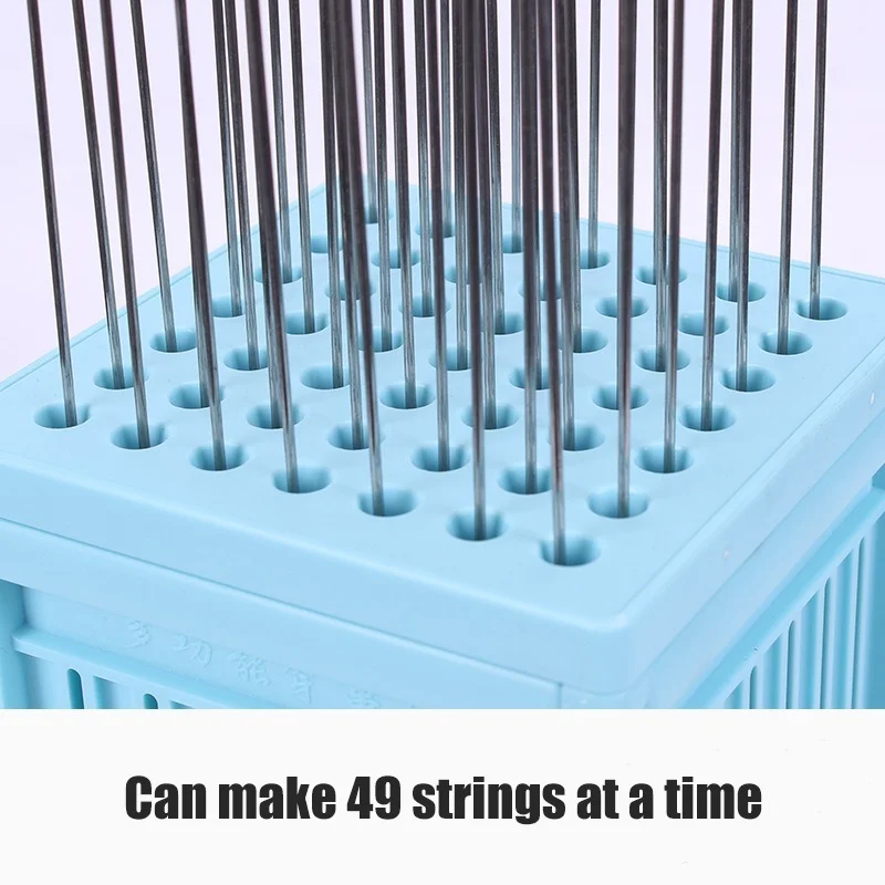 

BBQ Meat Skewer Maker Wear Meat String Lamb Skewers Machine 49 Holes Skewer Tools Tofu Skewer Machine Grill Barbecue Accessories