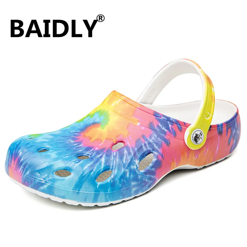 Сандалии женские для сада и пляжа дышащие тапки из ЭВА повседневная обувь воды