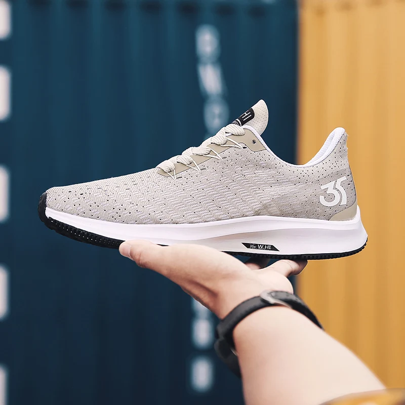 

New Fashion Shoes Man Casual Shoes Outdoor Sneakers Breathable Leisure Shoes Flats Zapatillas Deportivas Plus Size 38-46