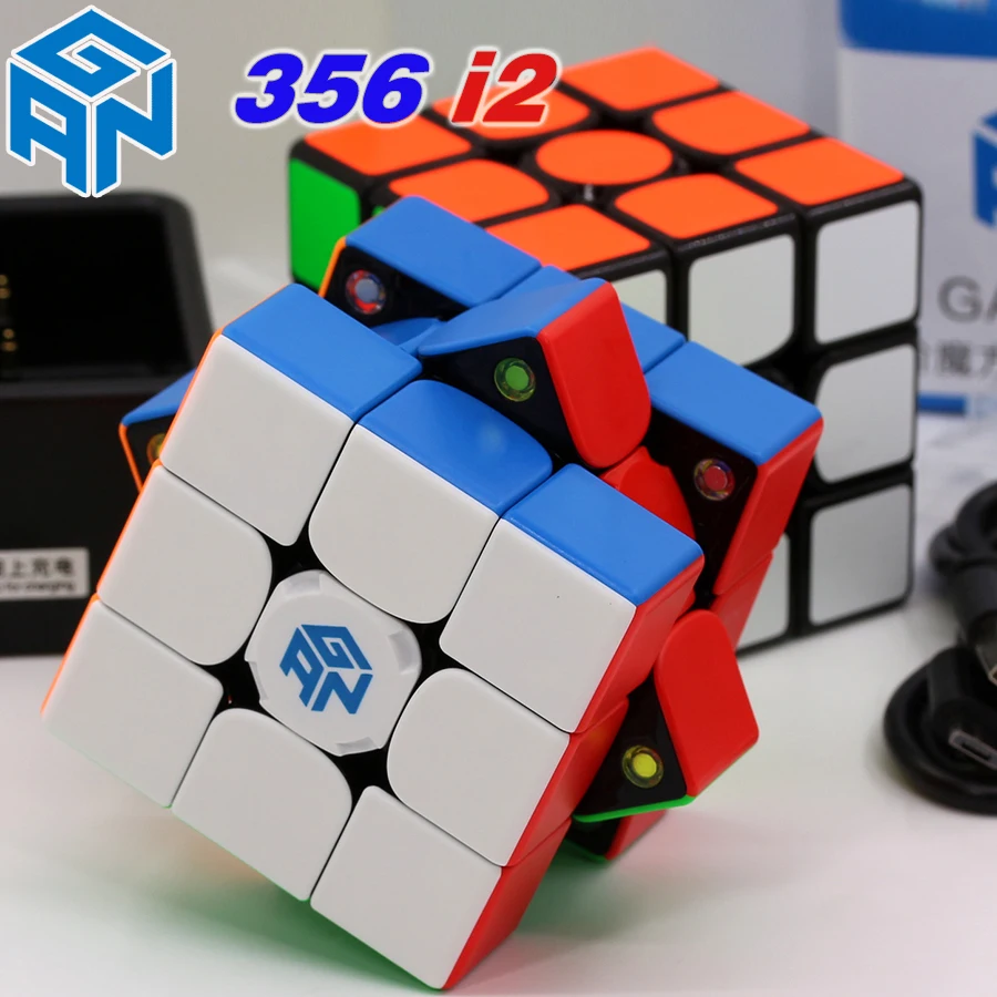 GAN Speed Cube 356 i2 GAN356 I 2 Волшебная головоломка профессиональные магнитные наклейки