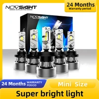 novsight n55 h7 led headlight h1 h4 led h7 lights h11 h3 h13 9007 9012 9006 9005 hb2 hb3 hb4 20000lm 6500k 80w auto lamps bulb