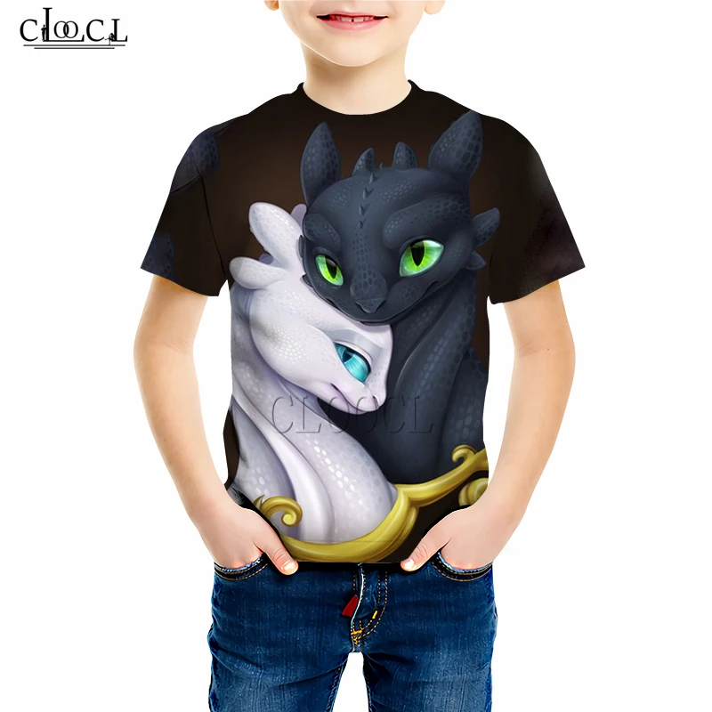 Kids T shirt 3 Футболка с аниме «Драконий шар» Семейные футболки с 3D принтом для мальчиков и девочек с милым рисунком Гоку Повседневные пуловеры с короткими рукавами для детей M202 - Цвет: Kids T shirt 3