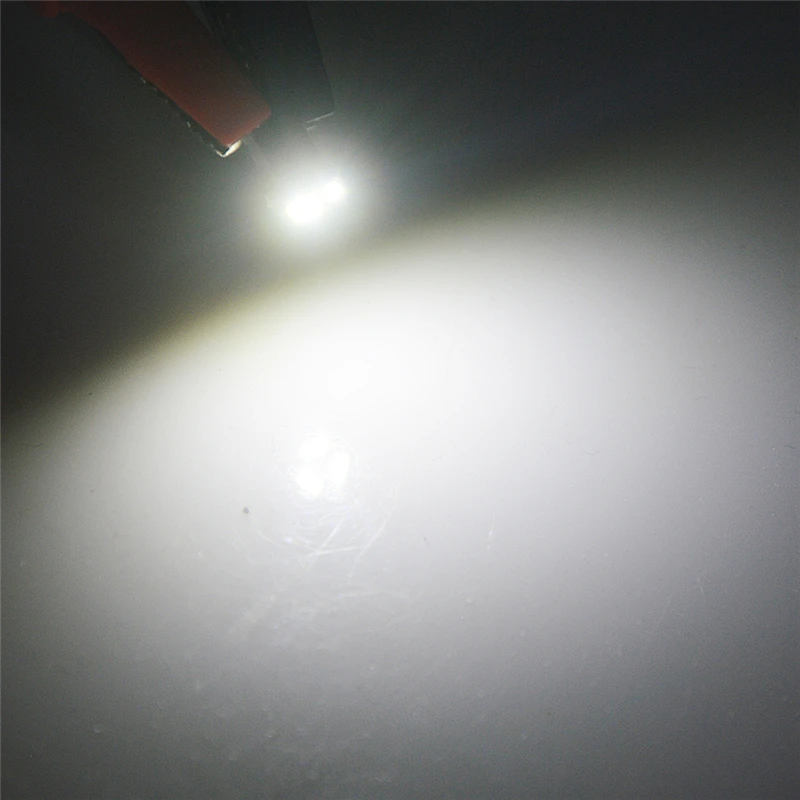 100x T5 Led W1.2W автомобильный светильник 3 SMD 3014 приборная панель измерительный прибор