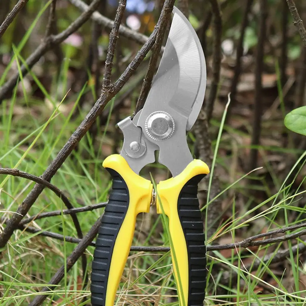 Tijeras de podar afiladas para jardín, podadoras de árboles, podadoras de mano multifuncionales para jardinería