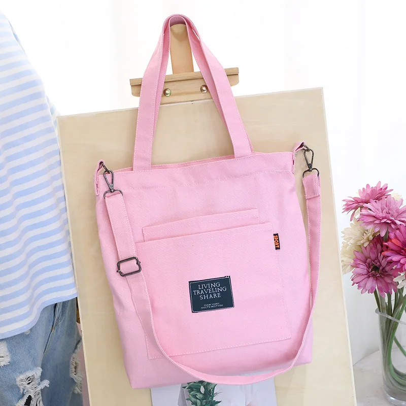 Сумка кросс-боди Женская холщовая многоразовая Сумочка для покупок повседневный