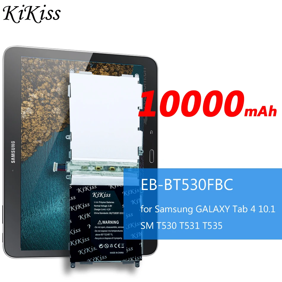 Для планшета Samsung батарея EB BT530FBC BT530FBU 6800 мАч для Galaxy Tab 4 SM T530 T533 T535 T531 T537