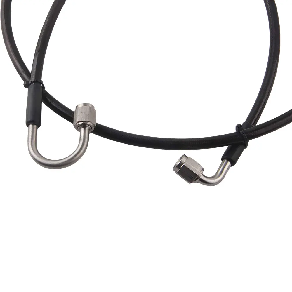 

Stainless steel Clutch An3 PTFE fuel line STAINLESS OIL FEED LINE With Fitting For 06-15 Honda Civic Si