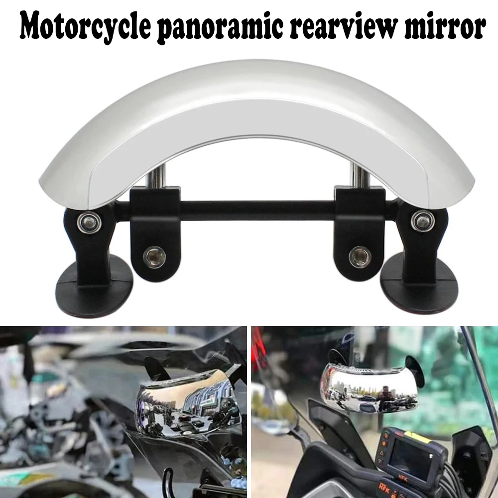 

180 ° мотоцикл Безопасность зеркало с широким углом обзора, самоклеящаяся половина ваши зеркала и добавит позитива вашей поездке панорамный ...