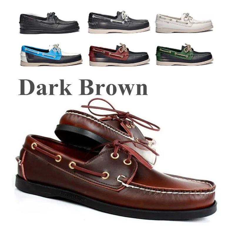 

Мужские туфли для вождения из натуральной кожи, новые модные классические топ-сайдеры Docksides, брендовые дизайнерские британские лоферы на плоской подошве для мужчин и женщин, 2021