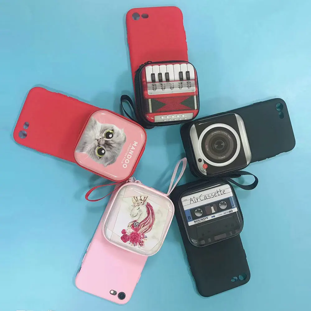 Силиконовый милый мультяшный кошелек на молнии i чехол для телефона Apple iPhone 11 Pro Max