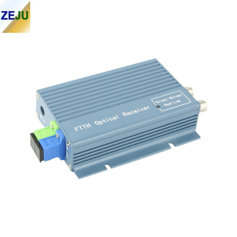 10PCS FTTH CATV Optical Receiver High Level Fiber Optical WDM Converter SC APC Duplex Connector Mini Mode With 2 Output RF Inch