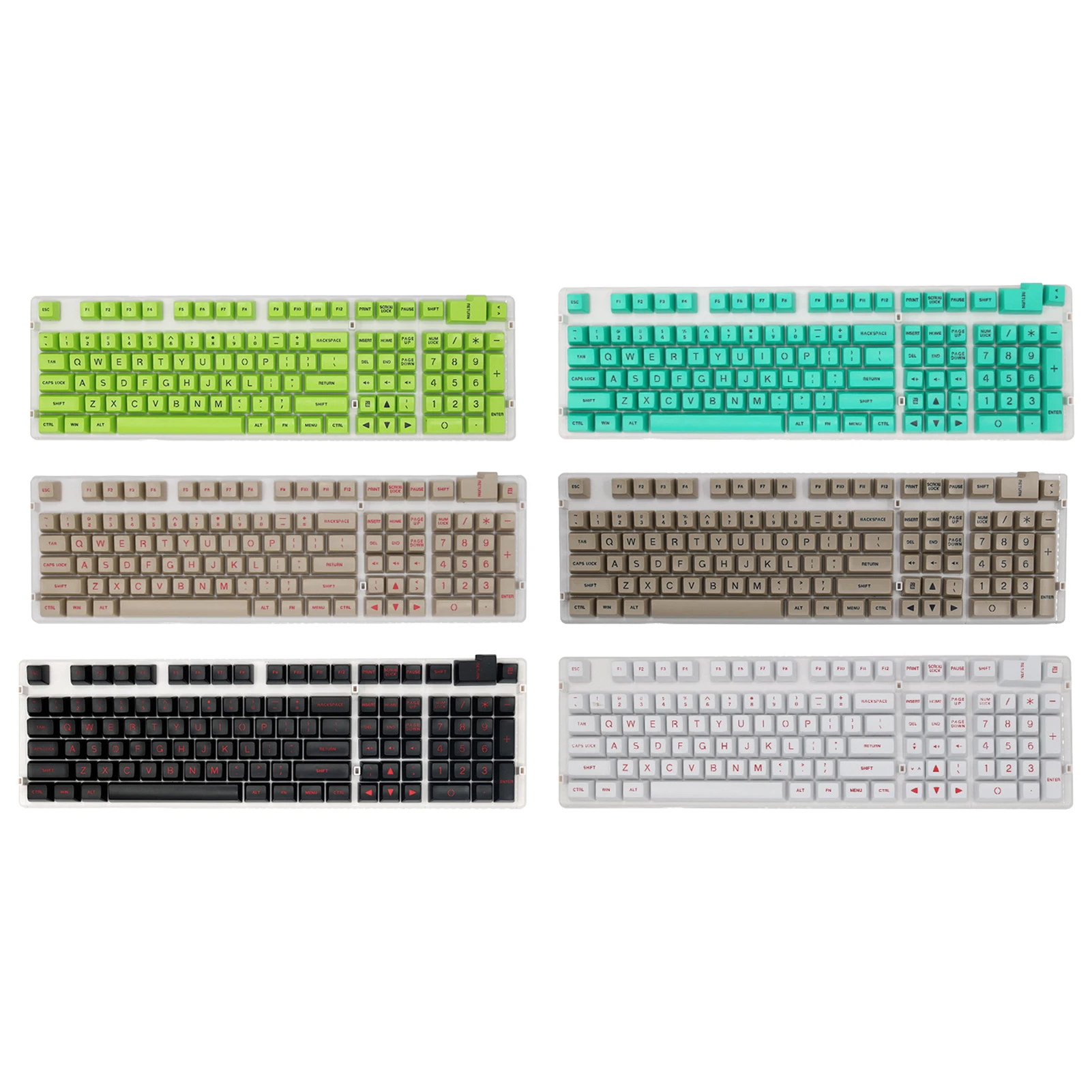 

ABS Universal 108 keys Backlight Mechanical Keyscaps Keys Variety Of Color Choices For Cherry MX Mechanical Keyboard Key Cap