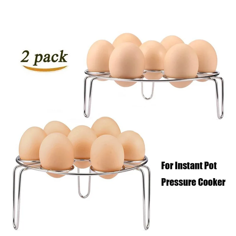 

2-Pack Egg cooker Steamer Rack Trivet Instant Pot & Pressure Cooker Steam rack