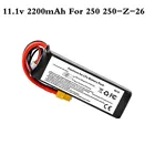 Литий-полимерный аккумулятор 11,1 В 2200 мАч 3S XT60 для Walkera Runner 250 250-Z-26 RC Qudcopter Drone, запасные части, батарея 11,1 В, 1 шт.