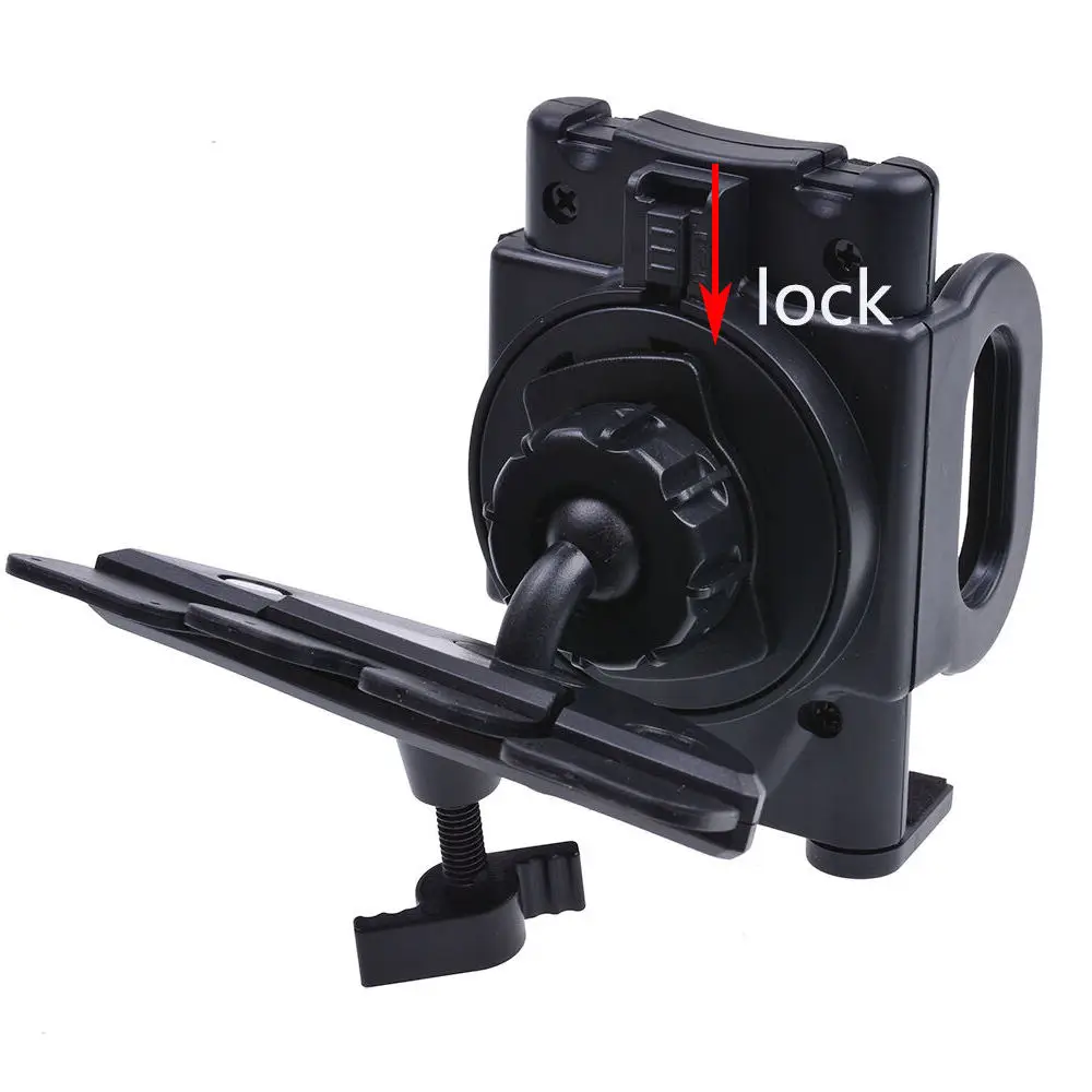 

360 Car Holder CD Slot Mount Bracket For Mobile Cell Phone IPhone Samsung GPS